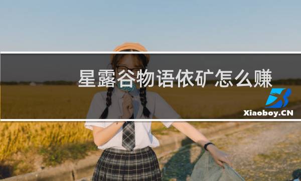 星露谷物语依矿怎么赚