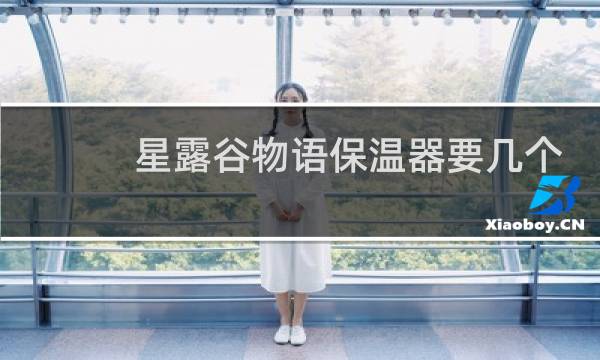 星露谷物语保温器要几个