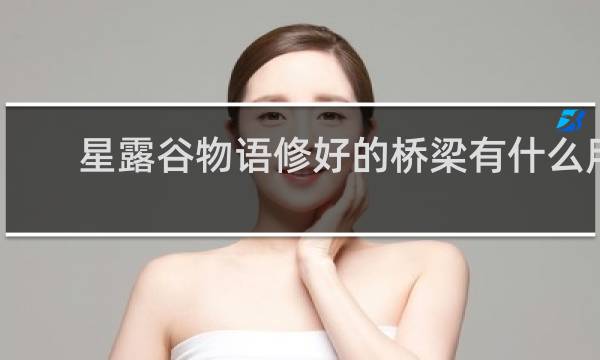 星露谷物语修好的桥梁有什么用