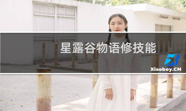 星露谷物语修技能