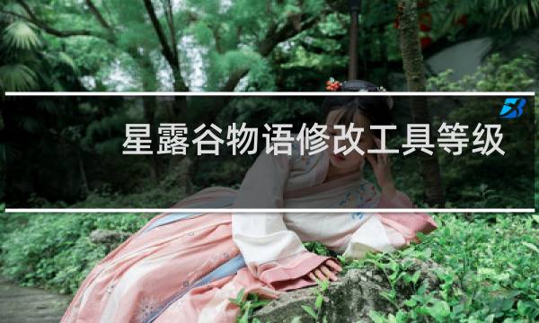 星露谷物语修改工具等级