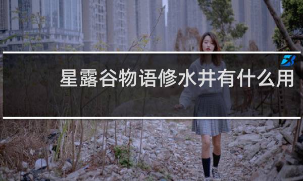 星露谷物语修水井有什么用