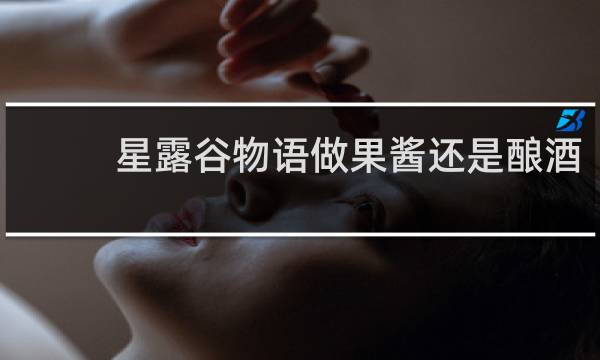 星露谷物语做果酱还是酿酒