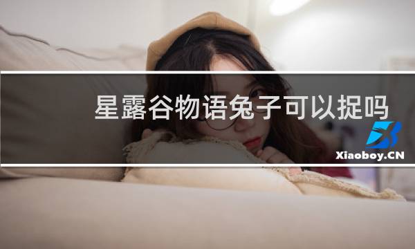 星露谷物语兔子可以捉吗