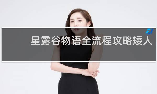 星露谷物语全流程攻略矮人