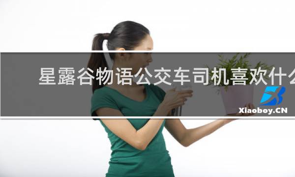 星露谷物语公交车司机喜欢什么