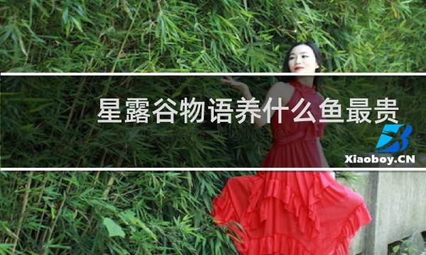 星露谷物语养什么鱼最贵