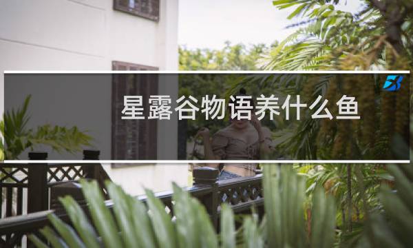 星露谷物语养什么鱼
