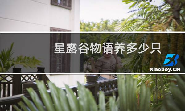 星露谷物语养多少只