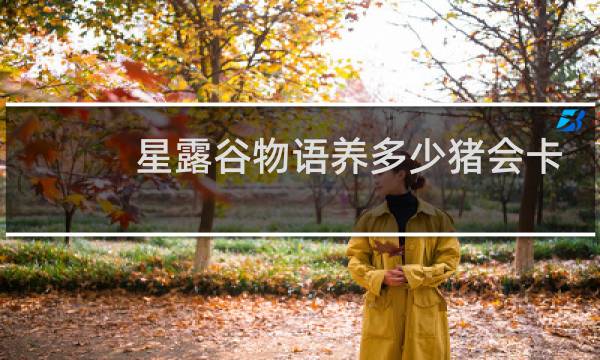 星露谷物语养多少猪会卡