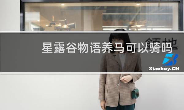 星露谷物语养马可以骑吗