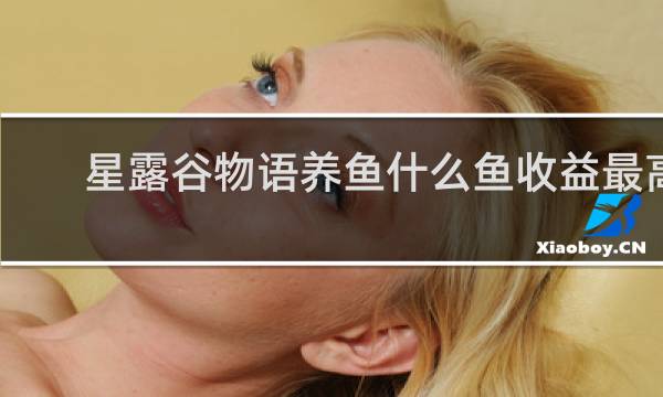 星露谷物语养鱼什么鱼收益最高