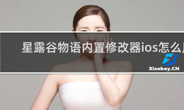 星露谷物语内置修改器ios怎么用