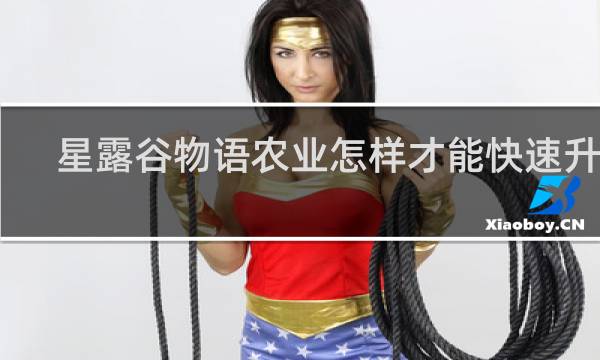 星露谷物语农业怎样才能快速升级