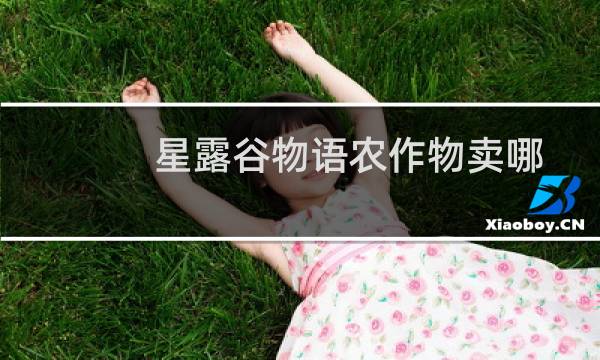 星露谷物语农作物卖哪
