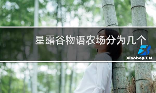 星露谷物语农场分为几个