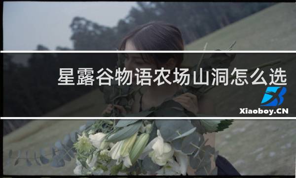 星露谷物语农场山洞怎么选