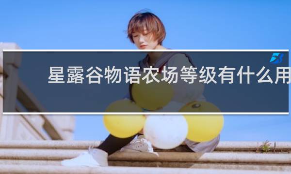 星露谷物语农场等级有什么用