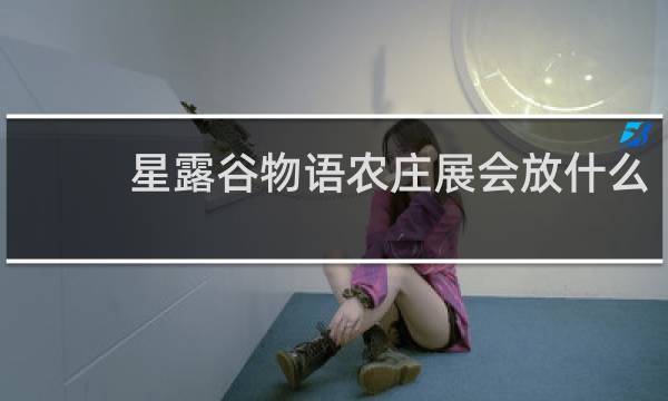 星露谷物语农庄展会放什么
