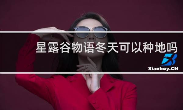 星露谷物语冬天可以种地吗