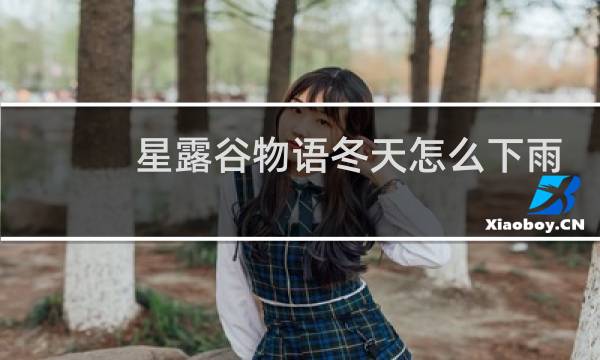 星露谷物语冬天怎么下雨