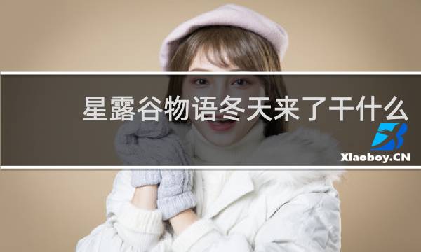 星露谷物语冬天来了干什么