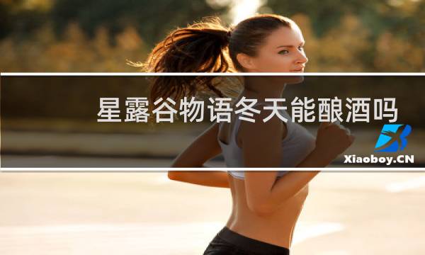 星露谷物语冬天能酿酒吗