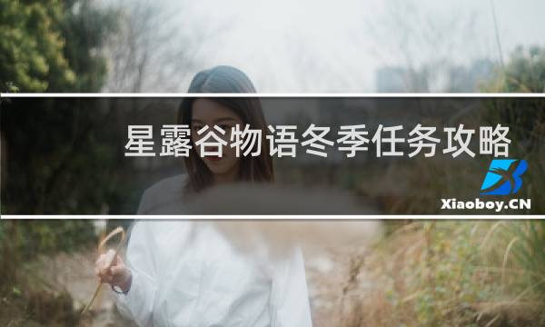 星露谷物语冬季任务攻略