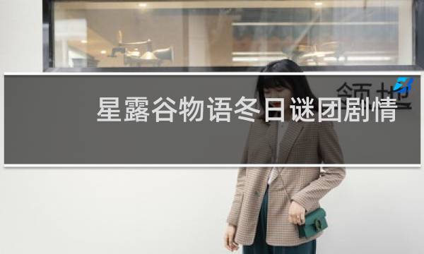 星露谷物语冬日谜团剧情