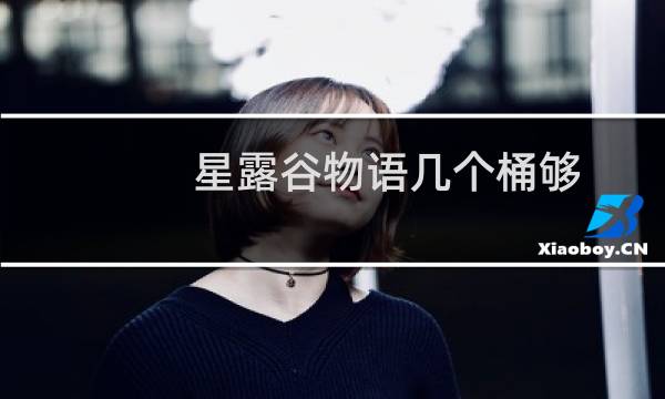 星露谷物语几个桶够
