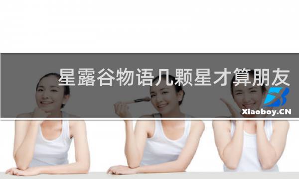 星露谷物语几颗星才算朋友