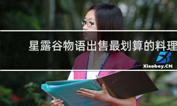 星露谷物语出售最划算的料理