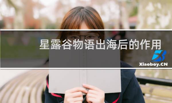 星露谷物语出海后的作用