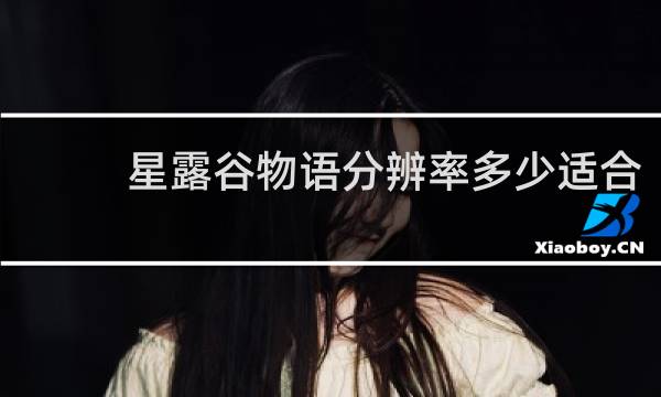 星露谷物语分辨率多少适合