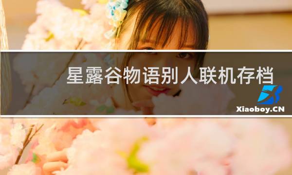 星露谷物语别人联机存档