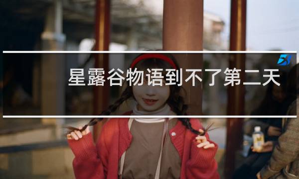 星露谷物语到不了第二天