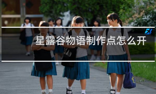 星露谷物语制作点怎么开