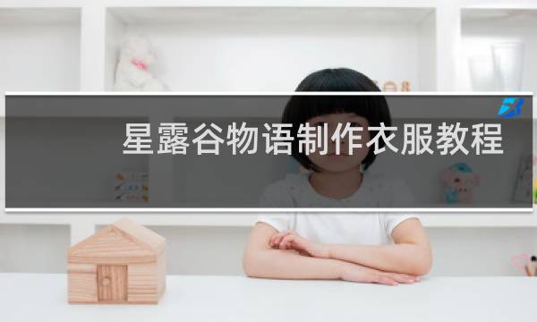 星露谷物语制作衣服教程