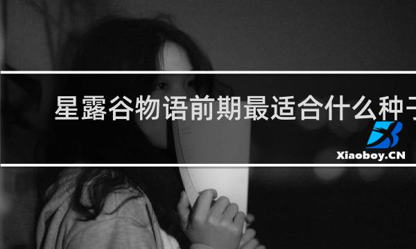 星露谷物语前期最适合什么种子