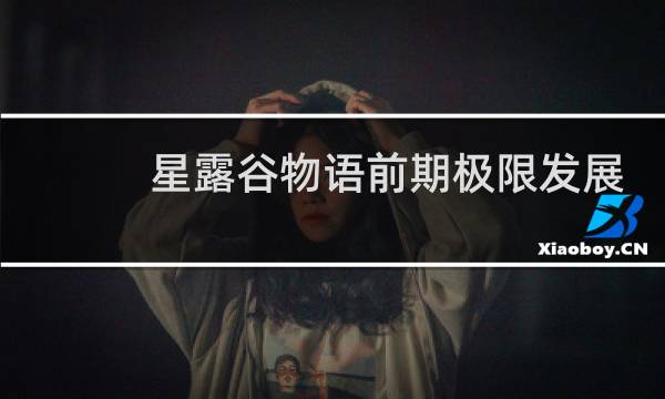 星露谷物语前期极限发展