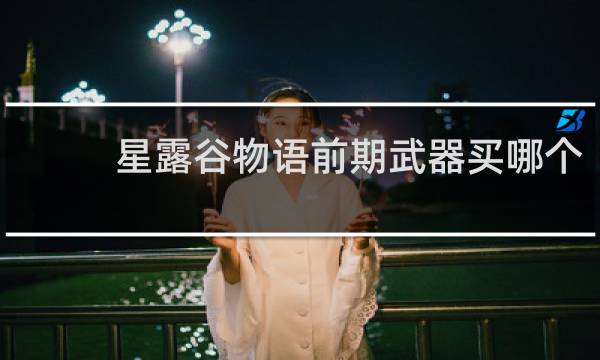 星露谷物语前期武器买哪个