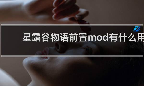 星露谷物语前置mod有什么用