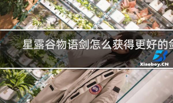 星露谷物语剑怎么获得更好的剑