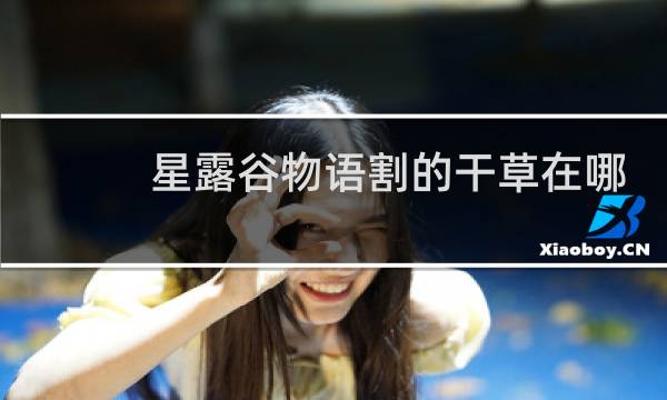 星露谷物语割的干草在哪