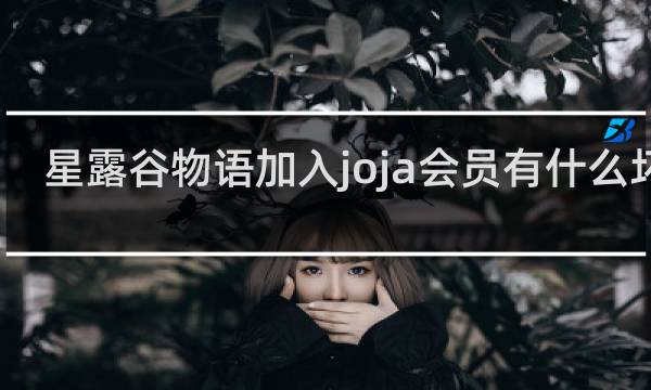 星露谷物语加入joja会员有什么坏处