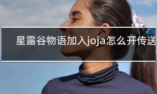 星露谷物语加入joja怎么开传送塔