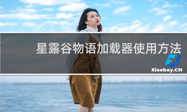 星露谷物语加载器使用方法