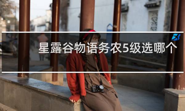 星露谷物语务农5级选哪个