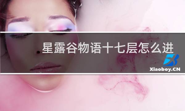 星露谷物语十七层怎么进
