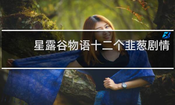 星露谷物语十二个韭葱剧情